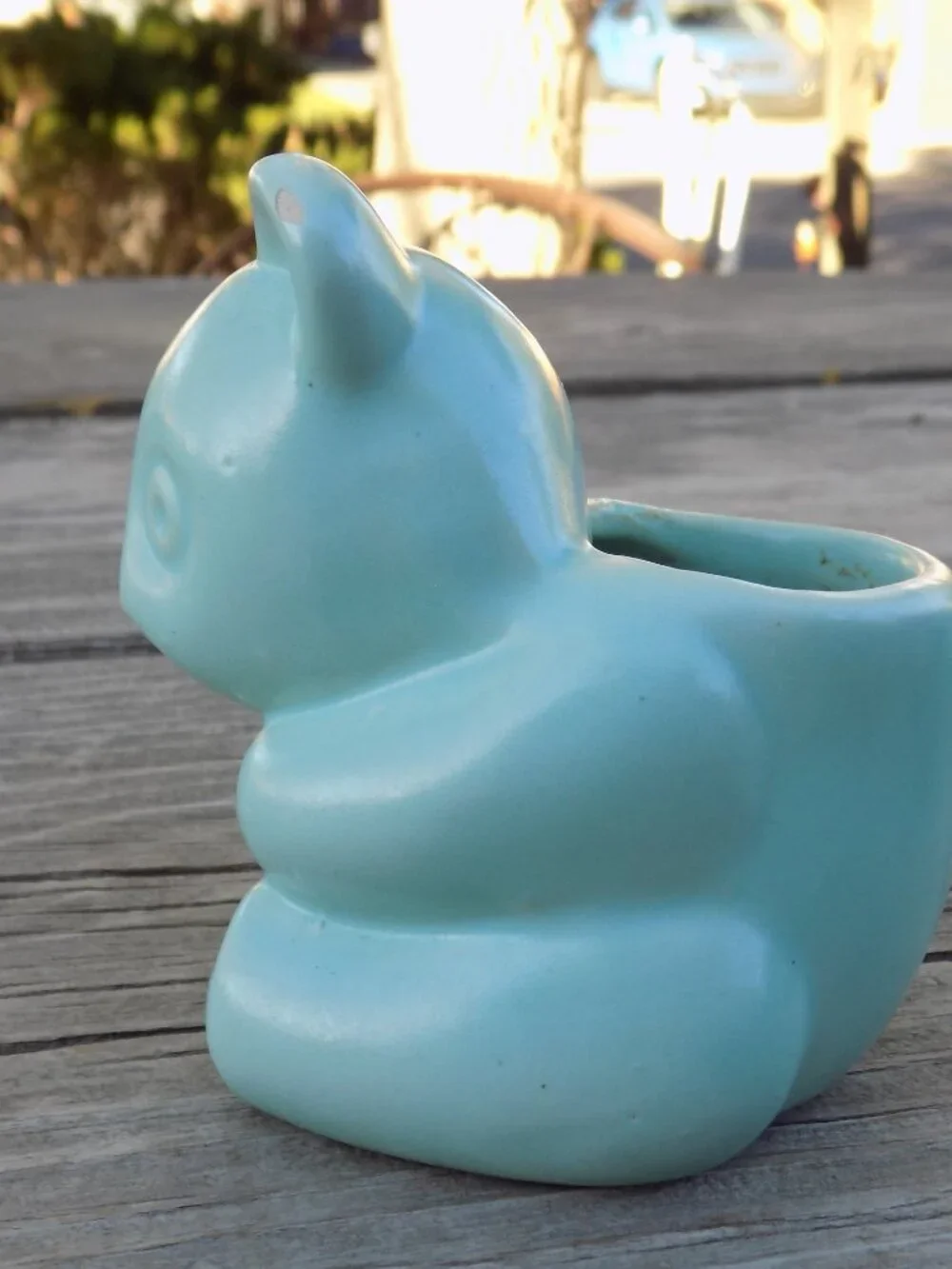 Bear Couple Matching Sm Planter Succulent Babies Room Decor, HAVE CHIPS *